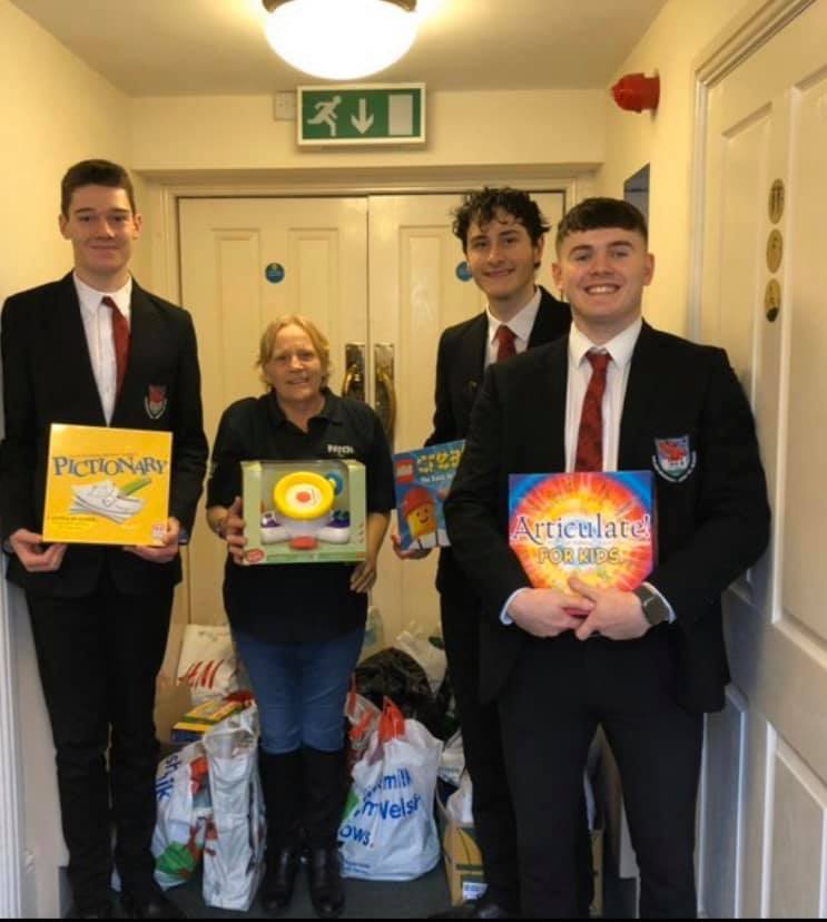 Haverfordwest High VC School Patch Donation from HHVCS